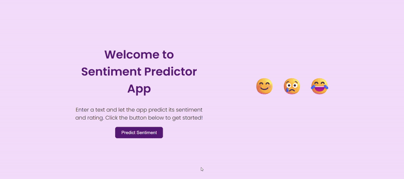 Sentiment app demo
